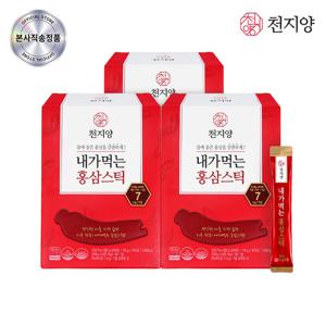천지양 내가먹는 홍삼스틱 300포+쇼핑백 / 진세노사이드7mg 6년근홍삼