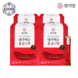 천지양 내가먹는 홍삼스틱 400포+쇼핑백  / 진세노사이드7mg 6년근홍삼