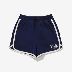 [휠라키즈] Girls 밑단 배색 팬츠 (FK2FPG2301F_NBE)