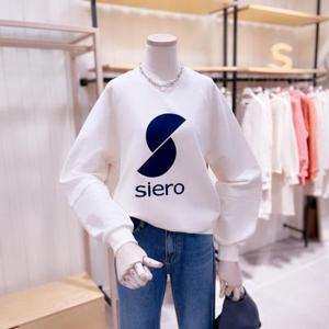 [시에로]  SK8TSF421_심볼 볼륨소매 맨투맨 티셔츠