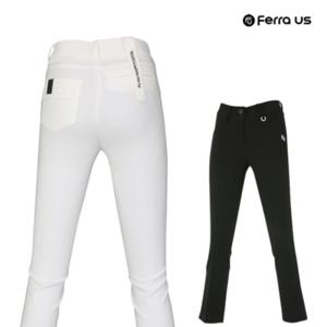 [티엔디]여성 봄 가을 골프웨어 골프 슬림핏 부츠컷 라인 바지