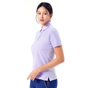콜핑 2042TK818W 흡습 자외선차단 기능성 여성 반팔 카라 티셔츠