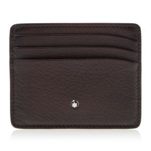 [몽블랑] 남성 마이스터스튁 6CC 카드 케이스 123729 BURGUNDY