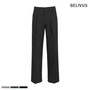 [빌리버스]빌리버스 남자 세미와이드 슬랙스 바지 핀턱 정장슬랙
