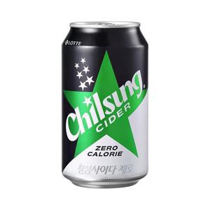 [롯데칠성음료] 칠성사이다 제로 355ml 12입