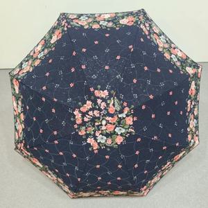 [애슬릿][애슬릿]여성 꽃 패턴 자외선 차단 암막 코팅 2단 양산