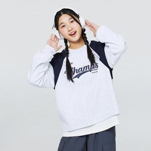 [소이] 여자 가을이월 블록코어래글런셋업티(24F0753)