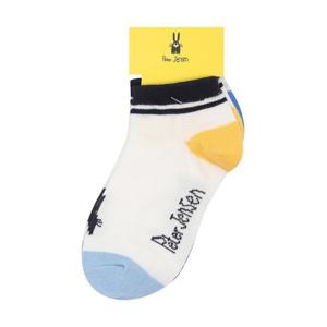 [피터젠슨]PJ 컬러블럭 발목양말 블루 2P (PSX63UD03M_BU)