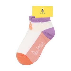 [피터젠슨]PJ 컬러블럭 발목양말 퍼플 2P (PSX63UD22M_PL)