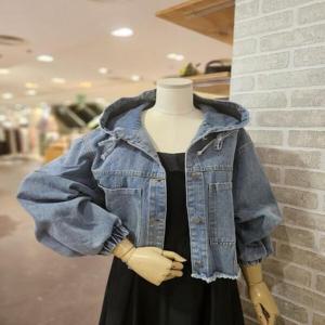 [레코브]LC61D9DJ511X_포켓 후드 데님 자켓