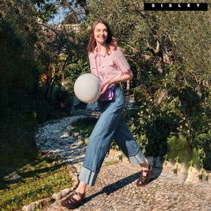 [시슬리]시슬리 롤업 일자핏 데님 팬츠 SADP34331_LB