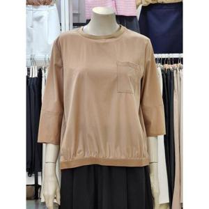 SOUP 세이브존07 여성 라운드 7부소매 티셔츠 SAXLT2F