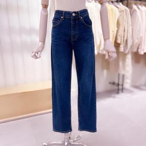 [시에로]SK2DPF16M_앞트임 일자 슬림핏 데님 팬츠