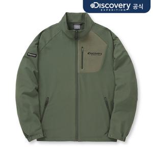 디스커버리 남성 우븐 하이넥 트레이닝 자켓 (D.KHAKI) DMTR31044-LKS