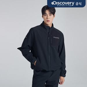 디스커버리 남성 우븐 하이넥 트레이닝 자켓 (BLACK) DMTR31044-BKS
