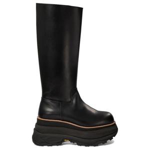 사카이 여성 블랙 롱 부츠 2407474001