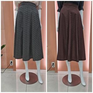 [수스]호피 뒷밴딩 스커트  S243BSK8Z1_US