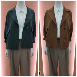 [수스]24년 가을신상 나그랑소매 코쿤핏자켓 S243BJK801_US