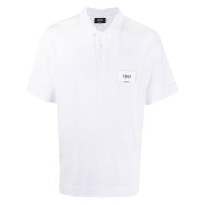 펜디 폴로 티셔츠 FY1131 A9RP F0WA0 White