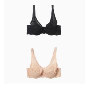 [바바라(언더웨어)]자연스럽고 편안한 직조패드 자수브라 ABR4430A