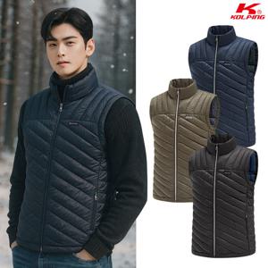 콜핑 남성 겨울 방풍 등산 경량 패딩 조끼 KSC759SV2M