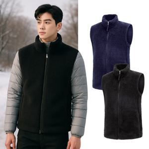 콜핑 남성 겨울 등산 보아 플리스 기본 후리스 조끼 GS