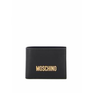 [MOSCHINO] 라프리마 남성 지갑 purses 메탈 로고 813180013555 블랙 /8