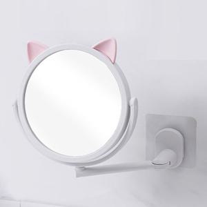 빠띠라인 큐티레빗 원형 욕실형 붙이는 2단거울