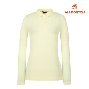 [올포유] 여성 솔리드 카라 포인트 티셔츠 AWTYM2361-203