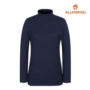 [올포유][올포유] 여성 자가드 하프넥 티셔츠 ALQTL9141-915