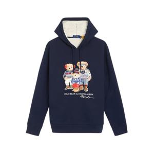 폴로랄프로렌 베어 패밀리 기모 후드 네이비 남성 710952267001