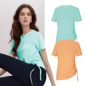 콜핑 여성 아이스본 옆선 길이 조절 쾌적한 등산 반팔 라운드 티셔츠 GS