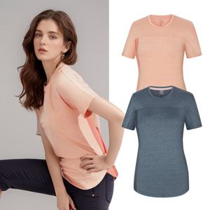 콜핑 여성 아이스본 흡한속건 등산 메쉬 반팔 라운드 티셔츠 GS