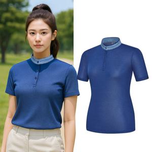 콜핑 여성 하이쿨 통기성 등산 반팔 카라 티셔츠 GS