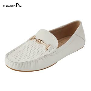 [엘칸토(여성화)]여성 경량창 메쉬 체인 장식 드라이빙 슈즈 LCWC07U513 (화이트)