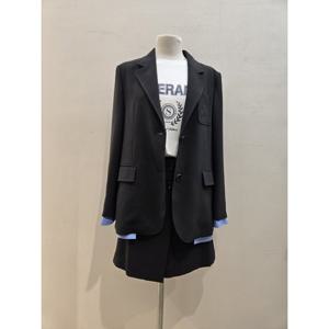 숲  (SB3JK82) 자수 포켓 싱글 투버튼 자켓