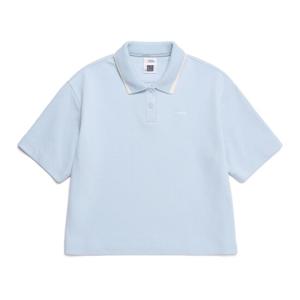 내셔널지오그래픽 N252WSW150 여성 피타 카라 세미오버핏 반팔 스웻 티셔츠 L/BLUE