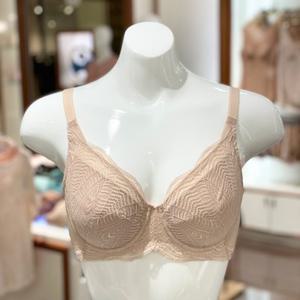 [와코루] (A,B) 세미보정 자카드레이스 기능성브라 (WBRP020 OB)