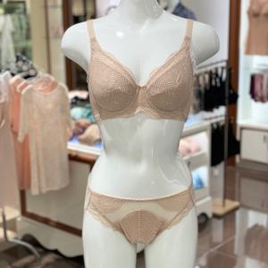 [와코루] (A,B) 자카드레이스 기능성브라/햄팬티SET (WBRP020/WPTP020H OB)