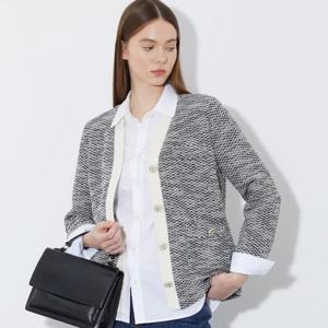 올리비아로렌 MG01 져지 트위드 가디건 VOCAL4S2251