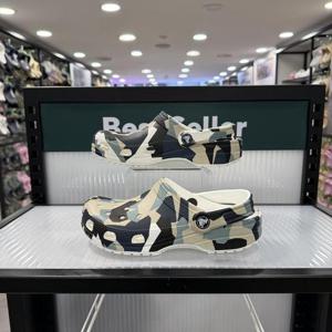 [크록스][크록스] 클래식 카모 클로그 211009-94S 화이트/멀티 (