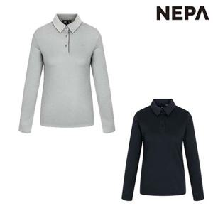 [네파]7J85243 여성 겨울 등산 캠핑 카라 폴라텍 기모 폴로 긴팔 티셔츠