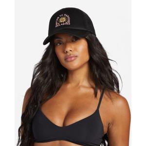 [빌라봉]빌라봉 여성 블랙 전면 프린팅 캡 모자 (WE13CP053CZJ)