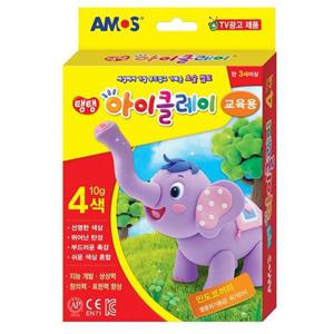 아모스 탱탱 아이클레이 10gx4색