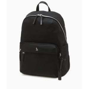 [헤지스ACC] 블랙 단색 나일론 백팩 HJBA5E703BK