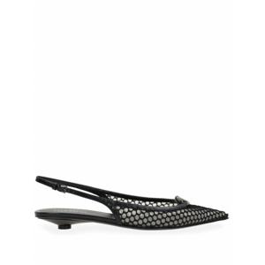 [VALENTINO] 라프리마 여성 포인트 슬링백 발레 플랫 20 mm 4W0S0IY1TKJ 0NO 블랙 /3