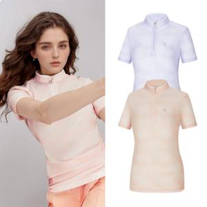 콜핑 여성 아이스본 신축 등산 반팔 반집업 티셔츠 KSC494VT3W