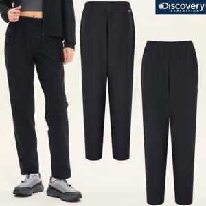 [디스커버리] 여성 25년 여름 쿨 바지 트리코트 트레이닝 팬츠 DWTP64053 BKS
