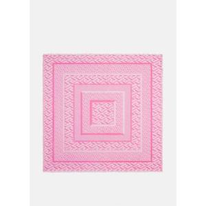 베르사체 올오버 로고 패턴 실크 스카프 1808625