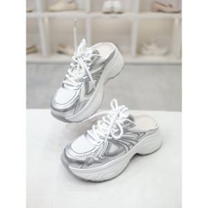 [블리아르]모던 캐주얼 여성 통굽 뮬 스니커즈 6cm BLMD500724